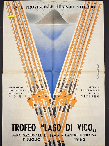 Z95 manifesto trofeo lago - lago, di