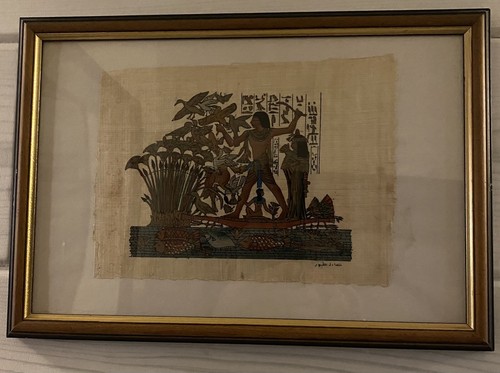 Papiro originale egizio - papiro,
