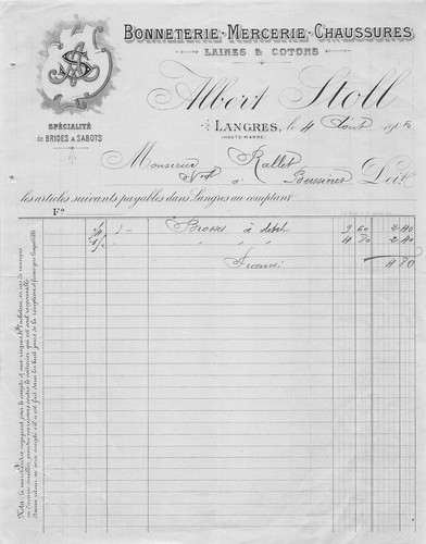 Fattura albert stoll - fattura,