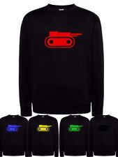 Felpa nera stampa Risiko