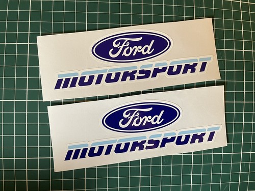 Adesivo ford motorsport anni - adesivo,