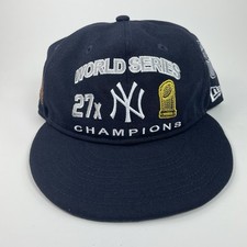 New York Yankees NY 27x World Series Champs Patch Cappellino SnapBack Nuova Era Taglia Unica