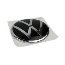Emblema VW 11 cm cromo nero 110 mm autoadesivo trasformazione lifting nuovo logo VW