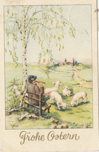 Cartolina augurali buona - cartolina,