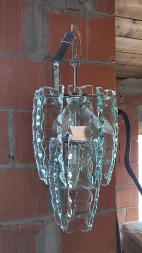 Lampadario stile fontana arte - lampadario,