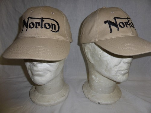 Casquette beige norton moto - ,