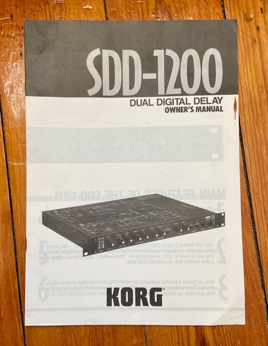 Korg sdd 1200 dual digital - sdd-1200,