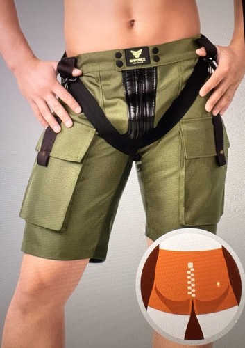 Pantaloncini cargo maskulo - pantaloncini,