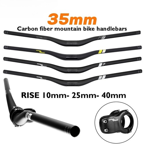 Barra riser mtb carbonio 35mm - riser,