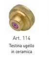 Testina ugello ceramica - testina, in
