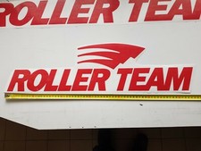 adesivi per camper roller team rossi due misure 88 e 65 cm come in fot