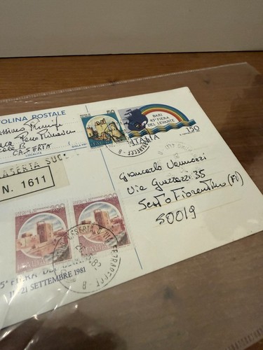 Cartolina postale con tre - cartolina,