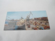 CAGLIARI - IL PORTO - TRAGHETTO E GRU - ANNI 60