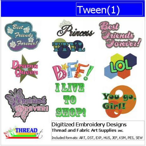 Set disegno ricamo - ,