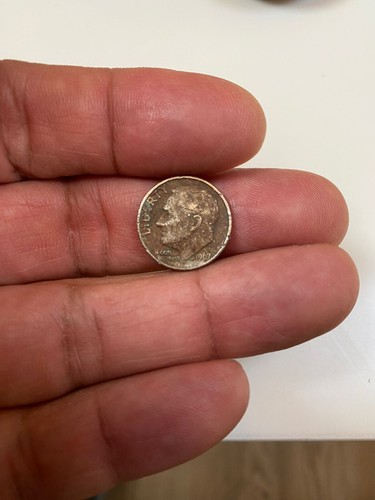 1967 sms roosevelt dime dark - dime,