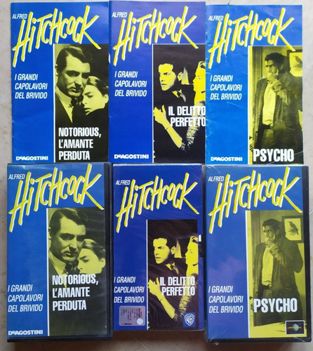Alfred hitchcock vhs - hitchcock, su