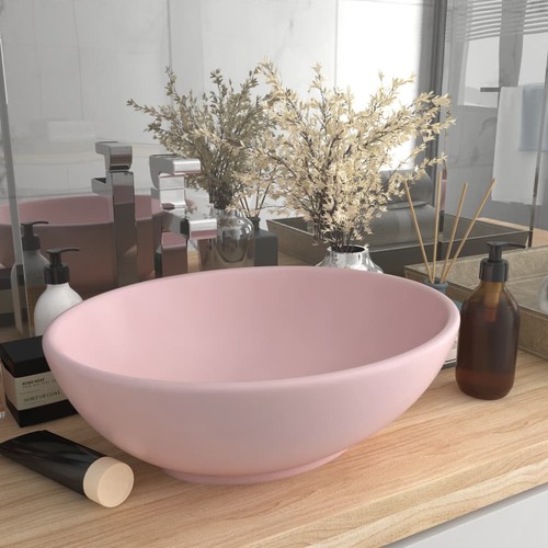 Lavandino lusso ovale rosa - ovale,