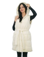 Cream White 46 Reversible Vest
