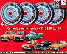 4 cerchi acciaio Renault R4 R5