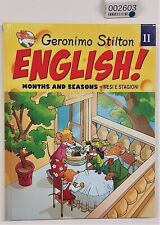 EBOND  Geronimo Stilton: English  n.11 Months and seasons Libro ZA-002603