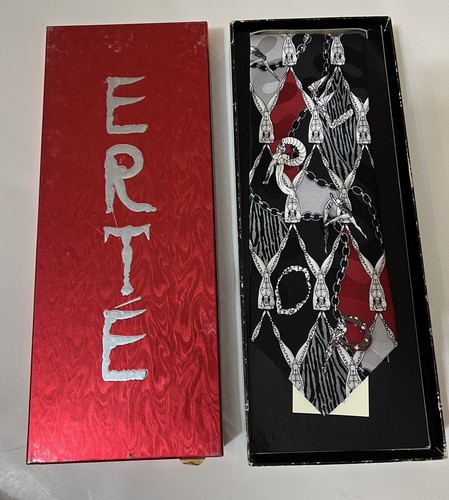 Cravatta erte collezione - erte:,