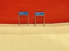 Set 2 Cartelli Da Stazione