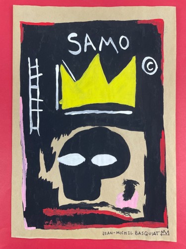 Jean michel basquiat - jean-michel, disegno