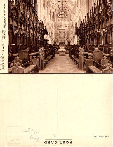 Winchester cattedrale coro - winchester,