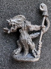 Cittadella C19 Lucertola Uomo (2C-20) con Staff 1984 Pre-Slotta Miniatura - V-RARO!