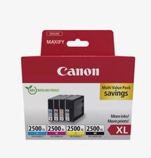 Cartuccia d'inchiostro Multipack a resa elevata Canon BK/C/M/Y PGI-2500XL