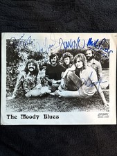 The Moody Blues foto firmata