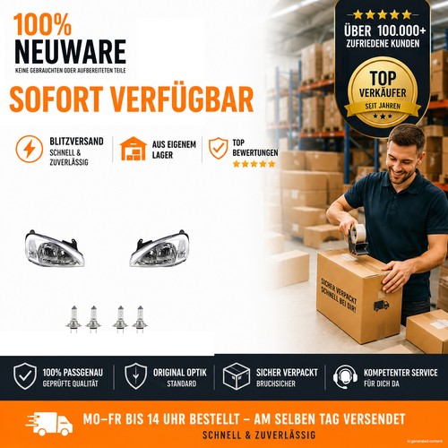 Set fari anteriori halogen - fari,