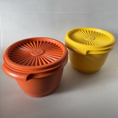 Vtg tupperware orange - vtg,