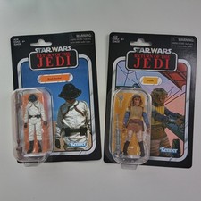 Brock Starsher+Vizam Vintage Collezione 3,75" Figure Star Wars Skiff Guard ROTJ