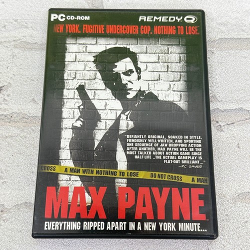 Max payne rom - cd-rom, completo