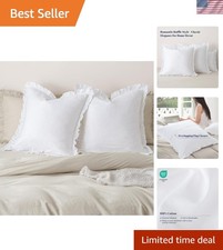 Euro Shams 100% Cotone Lavato