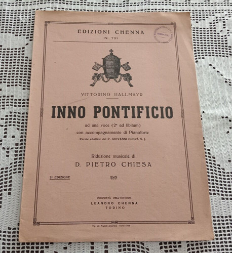 Spartiti musicali inno - musicali,