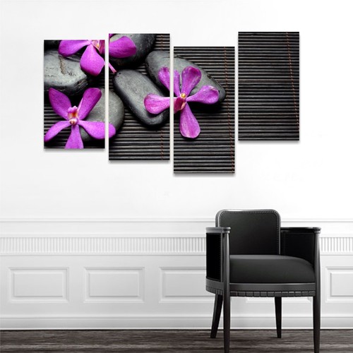 Flower stone zen quadro - flower,
