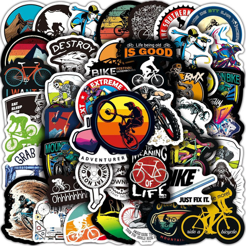 100 adesivi mountain bike - 100,