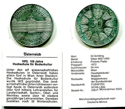 Scellini austria 1972 proof - austria,