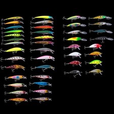 Set di 43 esche Minnow 12 cm