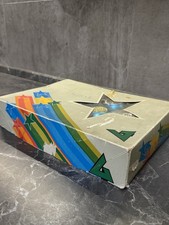 Vintage '80 Addobbi Decorazioni PALLE in Plastica ALBERO DI NATALE con Scatola