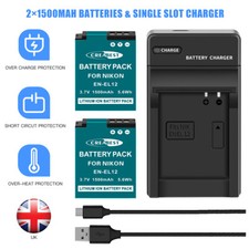 2x EN-EL12 ENEL12 batteria e