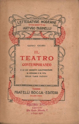 Teatro contemporaneo gino - il,