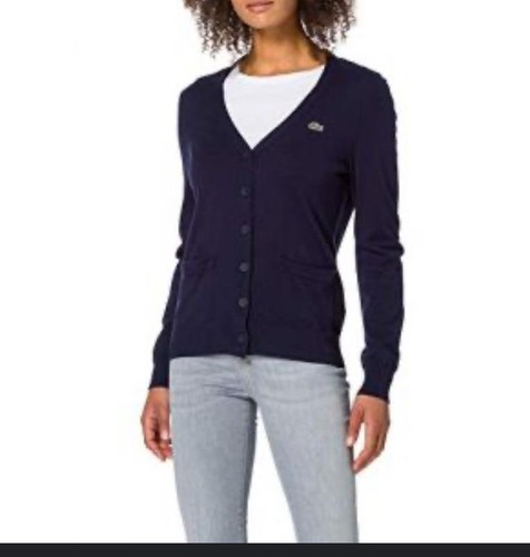 Maglione donna lacoste nero - lacoste,