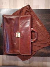 The Bridge borsa a cartella in cuoio uomo colore marrone con sacchetto originale