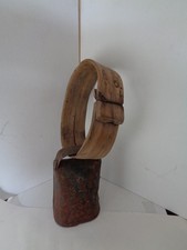 Antique sheeps cow goat bell wooden collar