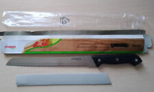 COLTELLO DA PANE SEGHETTATO  EISMANN  LAMA LUNGA 24 CM. IN ACCIAIO INOX