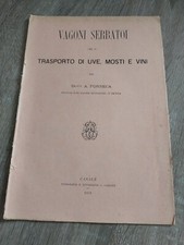 Fonseca A.; VAGONI SERBATOI PER IL TRASPORTO DI UVE, MOSTI E VINI ; 1891