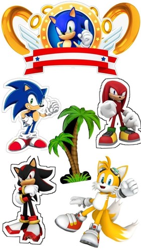 Sonic commestibile party - sonic,
